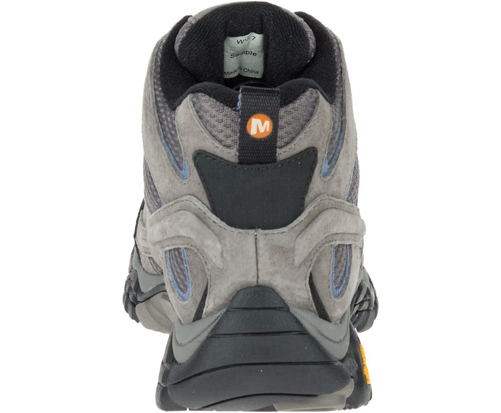Merrell Boots Grey - Moab 2 Mid Waterproof - Womens 62QCYSKOX